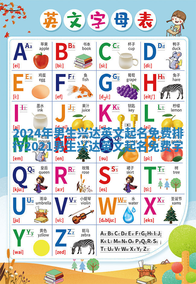 2024年男生兴达英文起名免费排行 2021男生兴达英文起名免费字