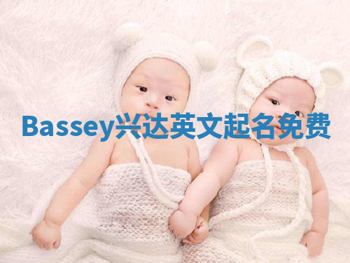 Bassey兴达英文起名免费