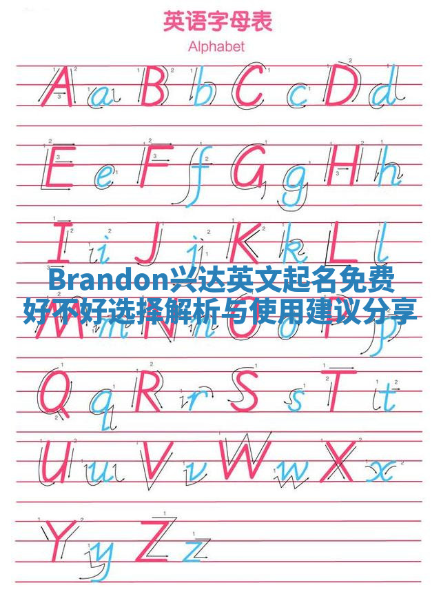 Brandon兴达英文起名免费好不好选择解析与使用建议分享