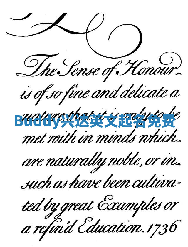 Buddy兴达英文起名免费