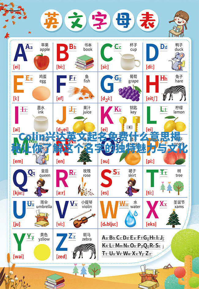 Colin兴达英文起名免费什么意思揭秘让你了解这个名字的独特魅力与文化