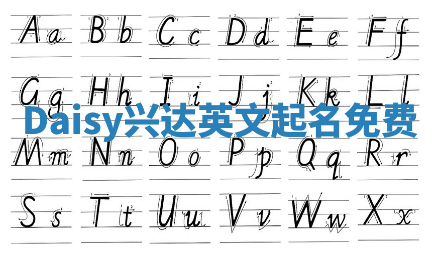 Daisy兴达英文起名免费