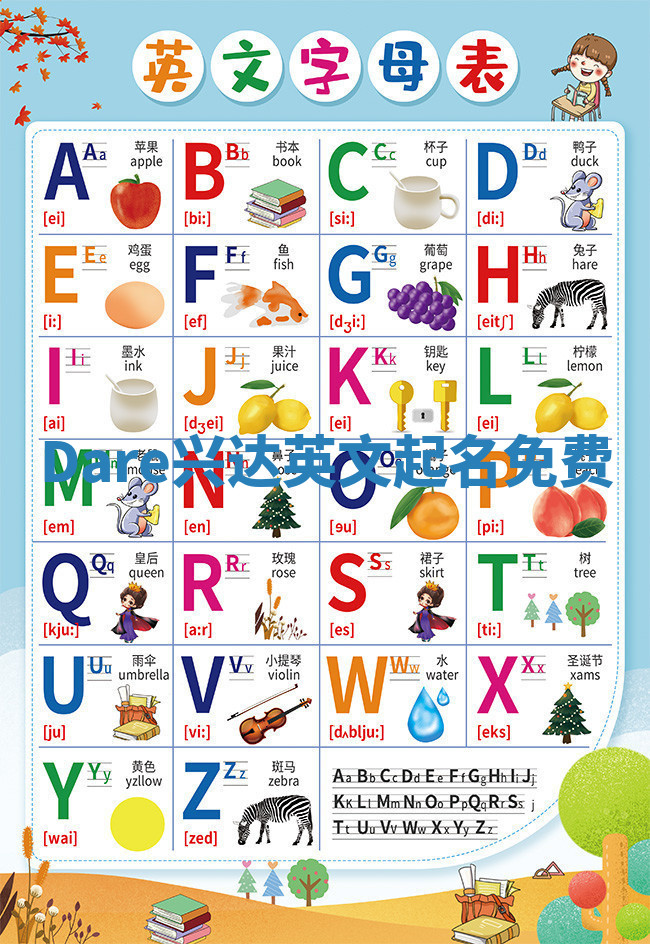 Dare兴达英文起名免费