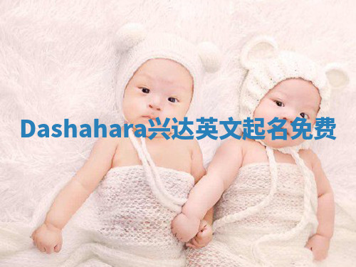 Dashahara兴达英文起名免费