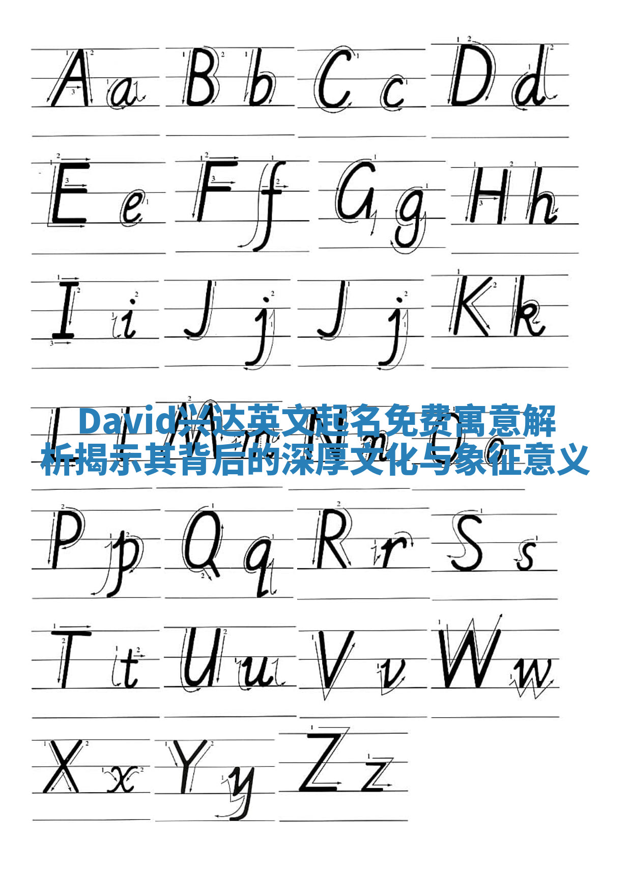 David兴达英文起名免费寓意解析揭示其背后的深厚文化与象征意义