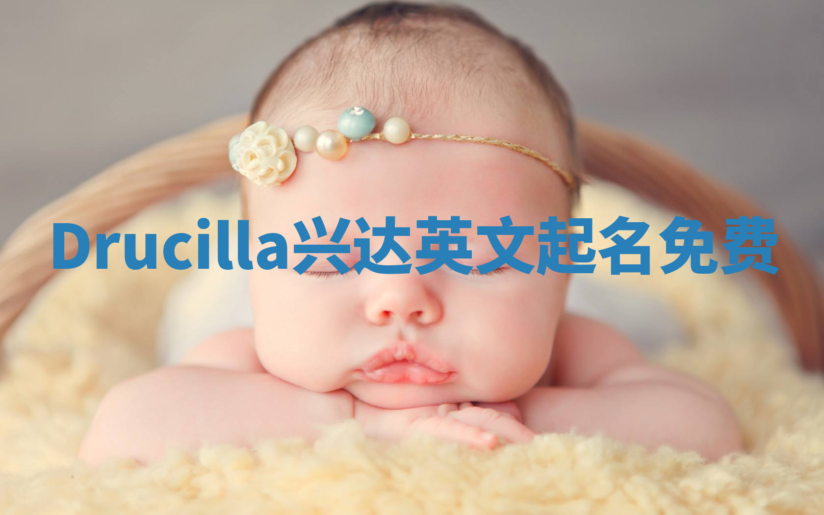 Drucilla兴达英文起名免费