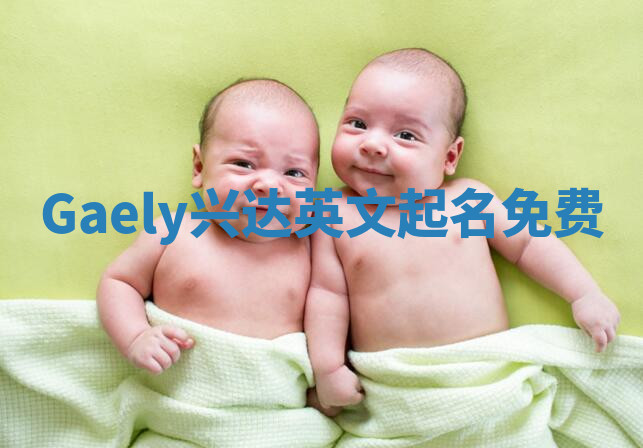 Gaely兴达英文起名免费