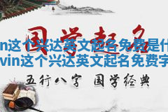 Gavin这个兴达英文起名免费是什么意思_gavin这个兴达英文起名免费字好吗