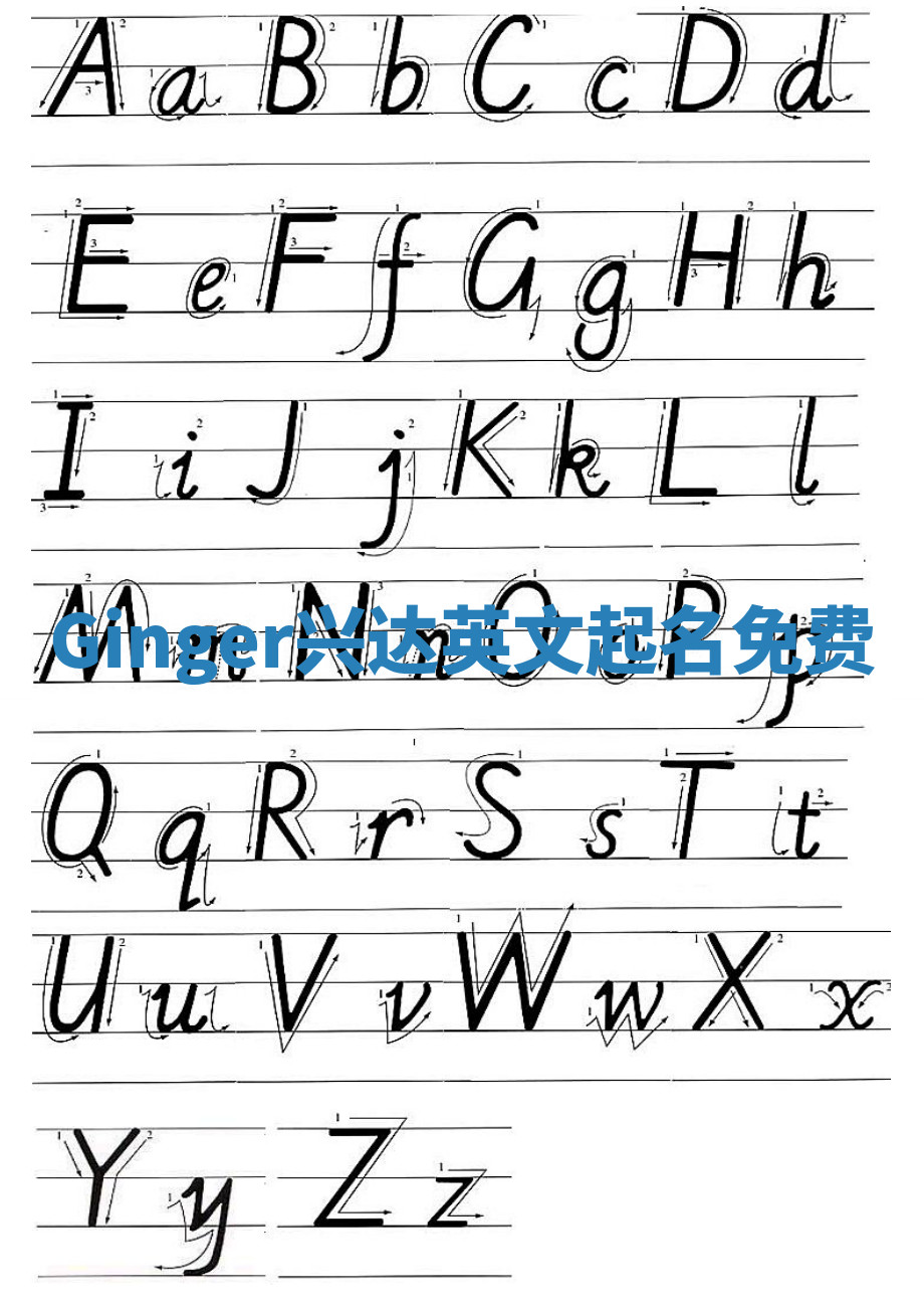 Ginger兴达英文起名免费