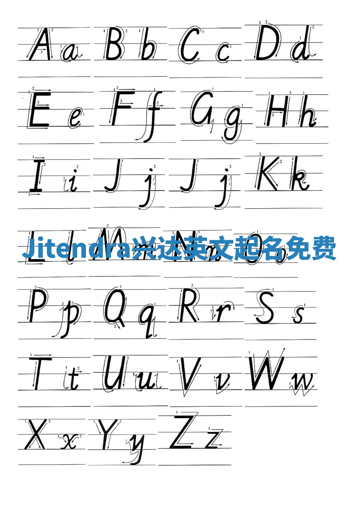 Jitendra兴达英文起名免费