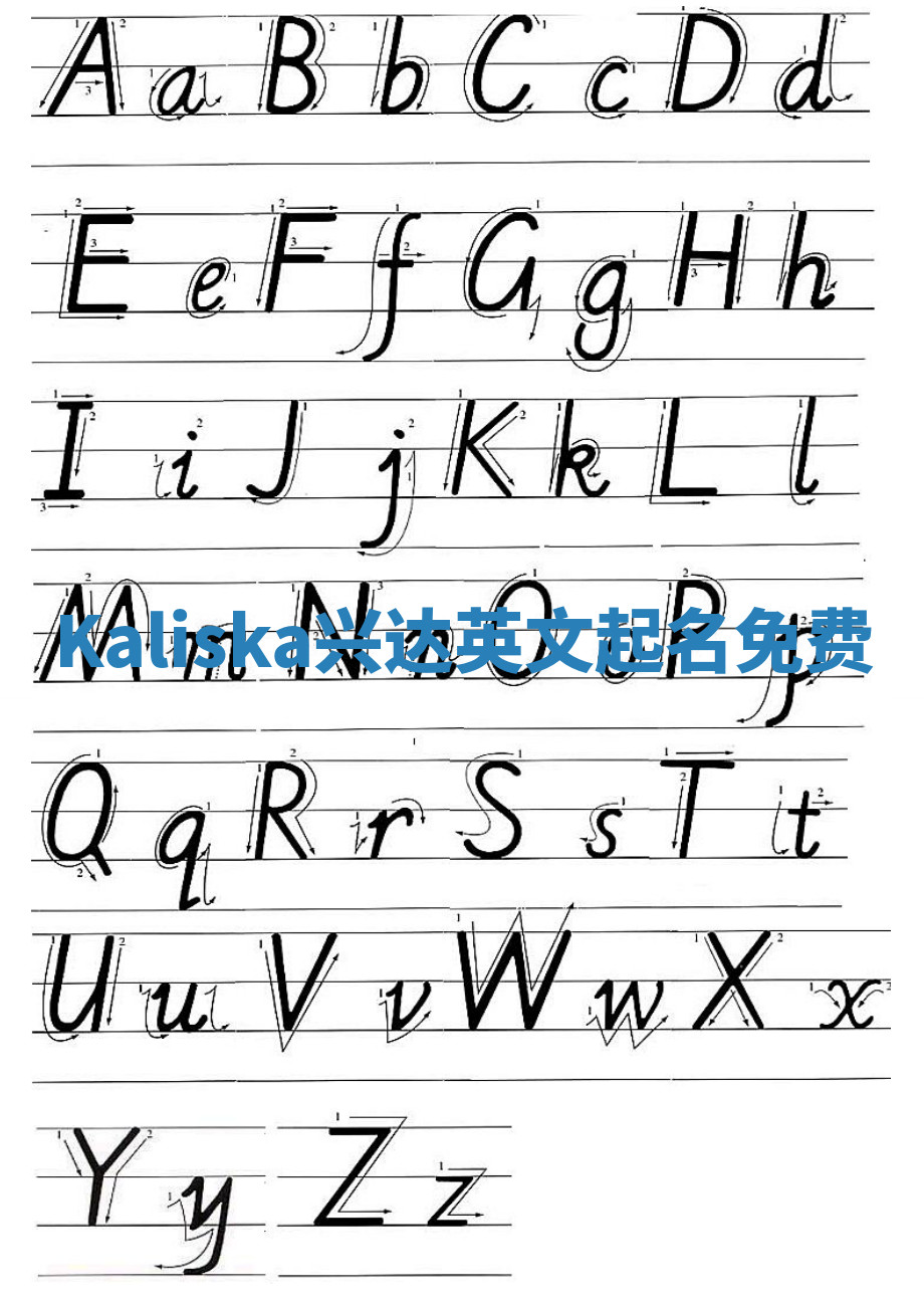 Kaliska兴达英文起名免费