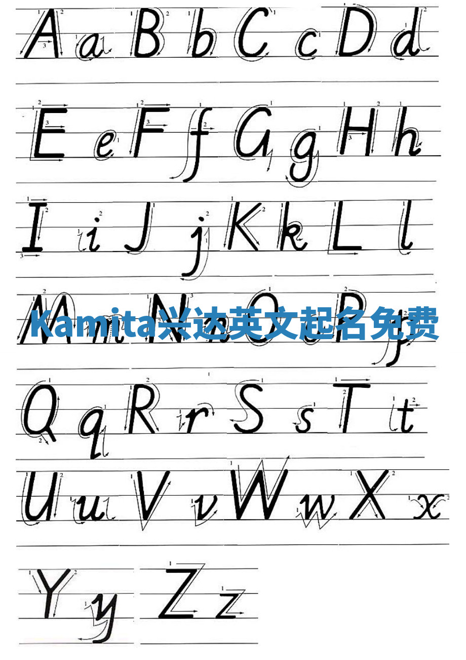 Kamita兴达英文起名免费