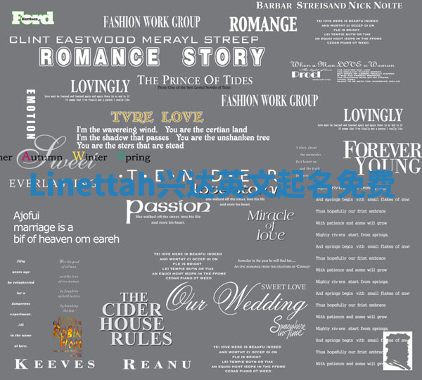 Linettah兴达英文起名免费