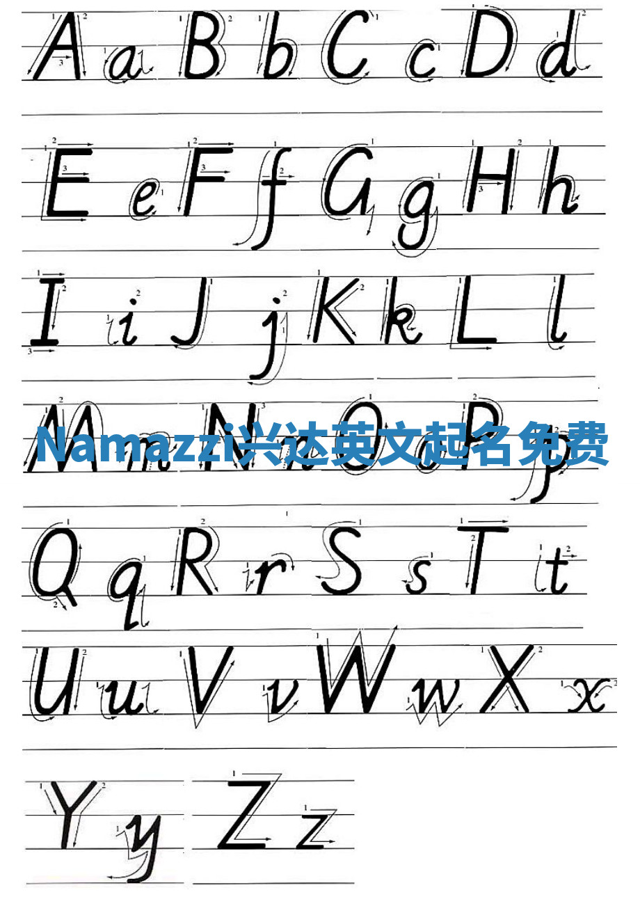 Namazzi兴达英文起名免费