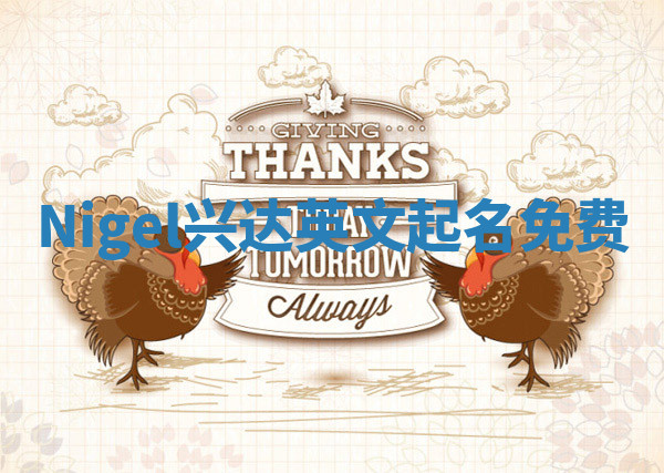 Nigel兴达英文起名免费