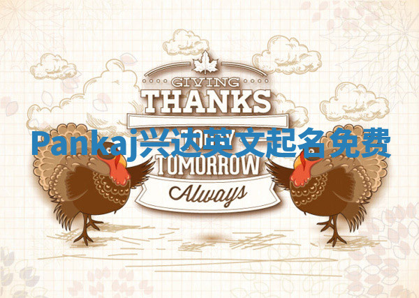 Pankaj兴达英文起名免费