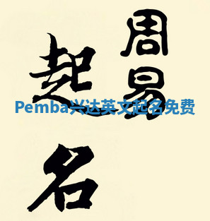 Pemba兴达英文起名免费