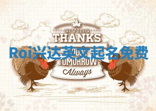 Roi兴达英文起名免费