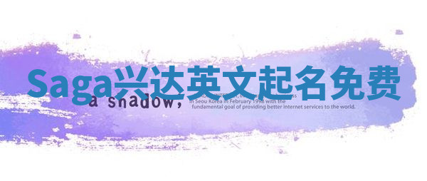 Saga兴达英文起名免费