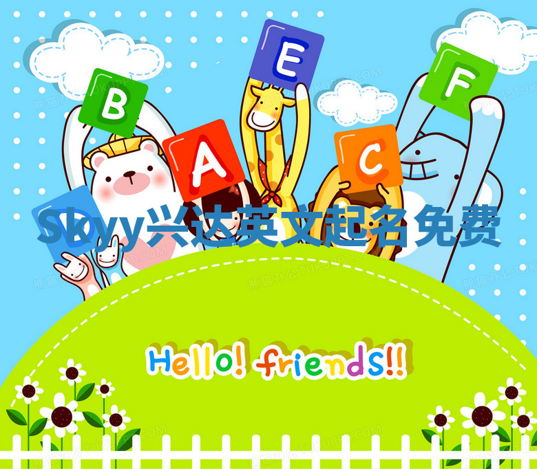 Skyy兴达英文起名免费