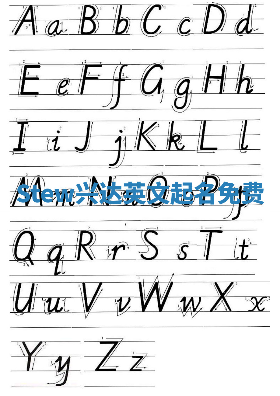 Stew兴达英文起名免费