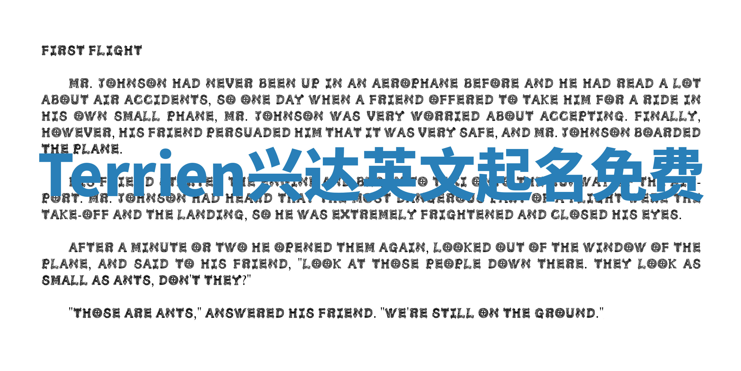 Terrien兴达英文起名免费