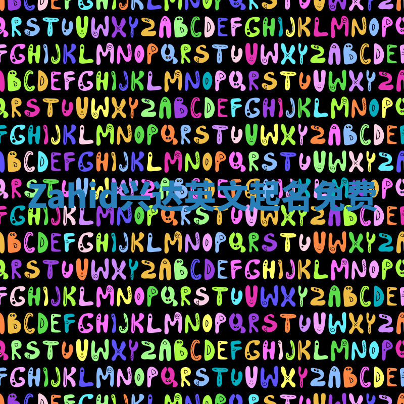 Zahid兴达英文起名免费